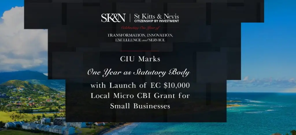 Local Micro CBI Grant St. Kitts and Nevis