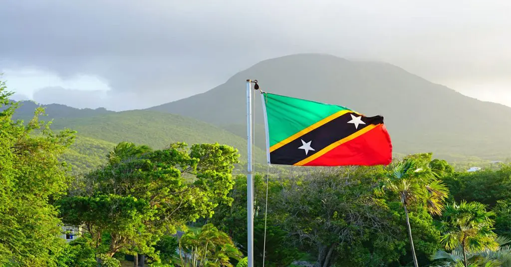 St kitts and Nevis Flag